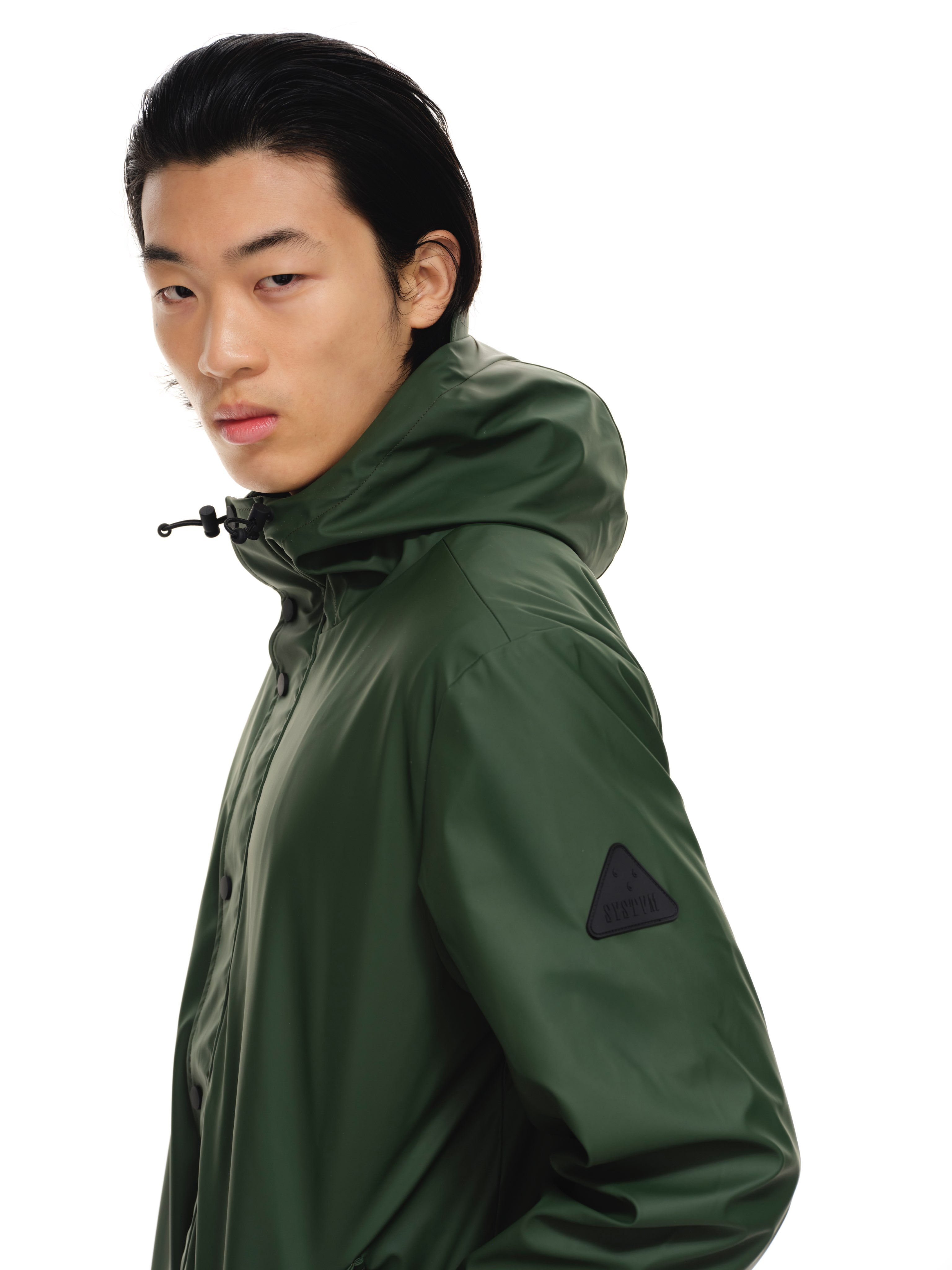 Juhl Mens Short PU Coat - Ivy