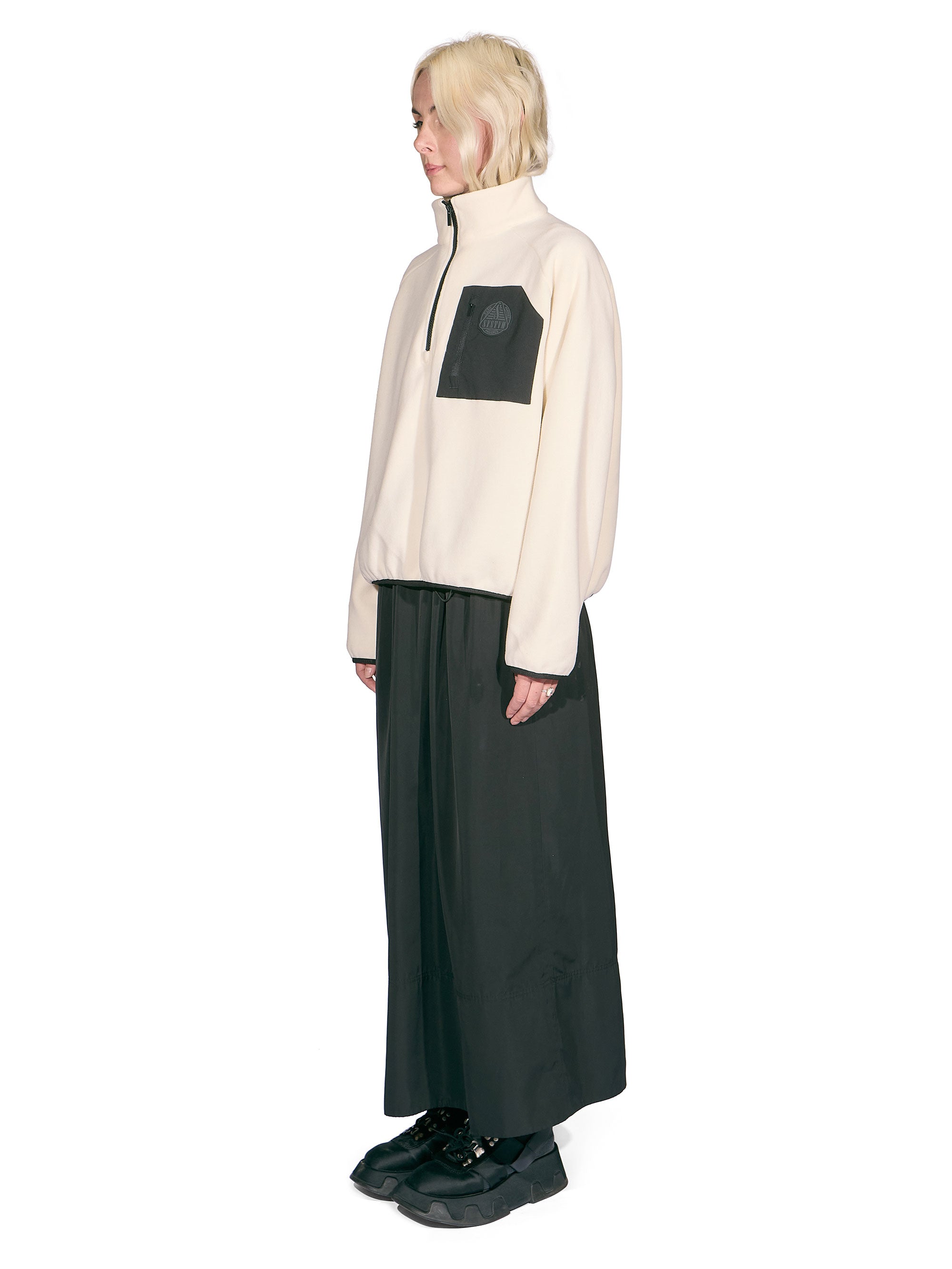 Isola 1/4 Zip Fleece-Marshmallow