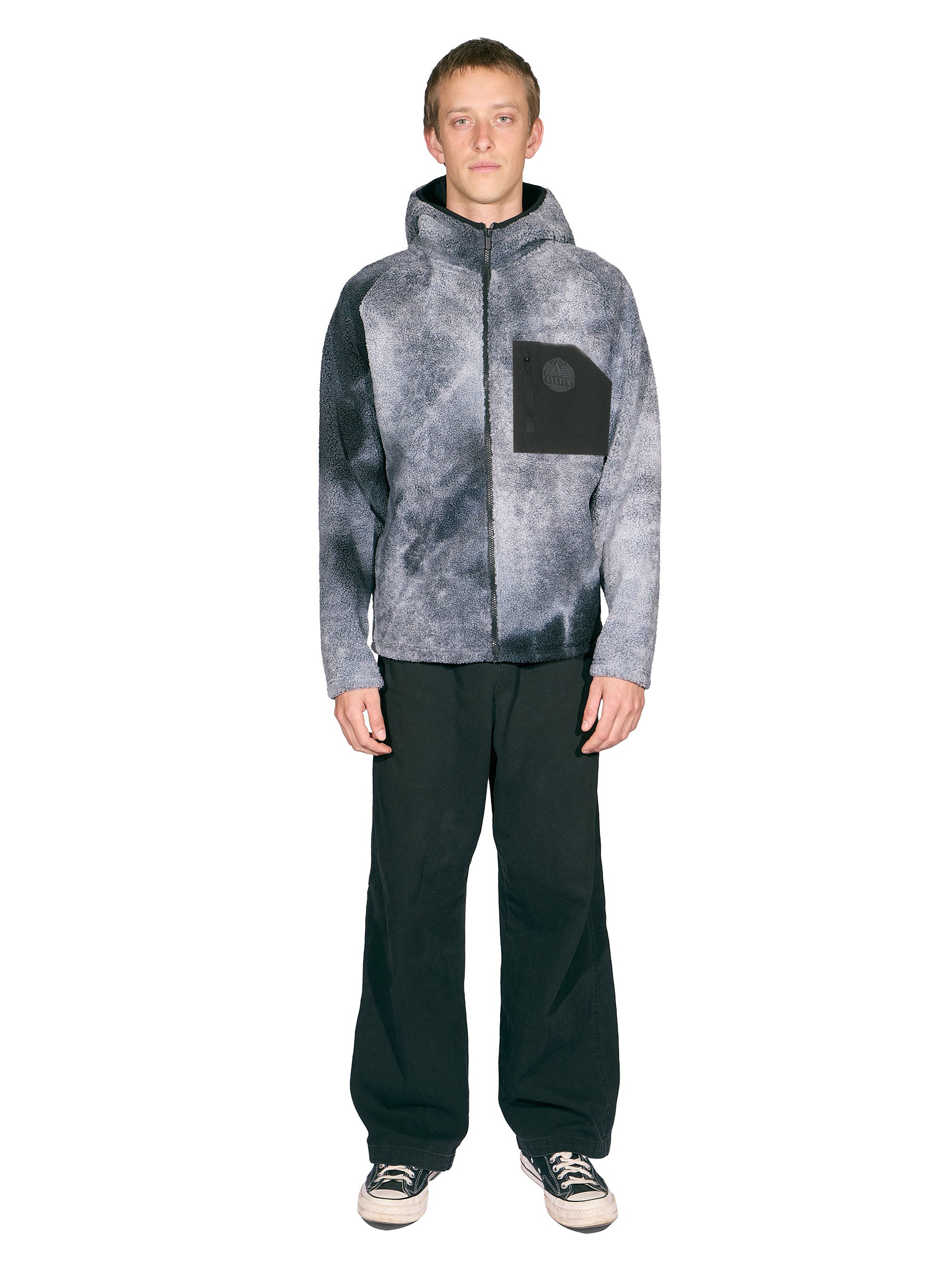 Ericson Full Zip Fleece - Multi Black