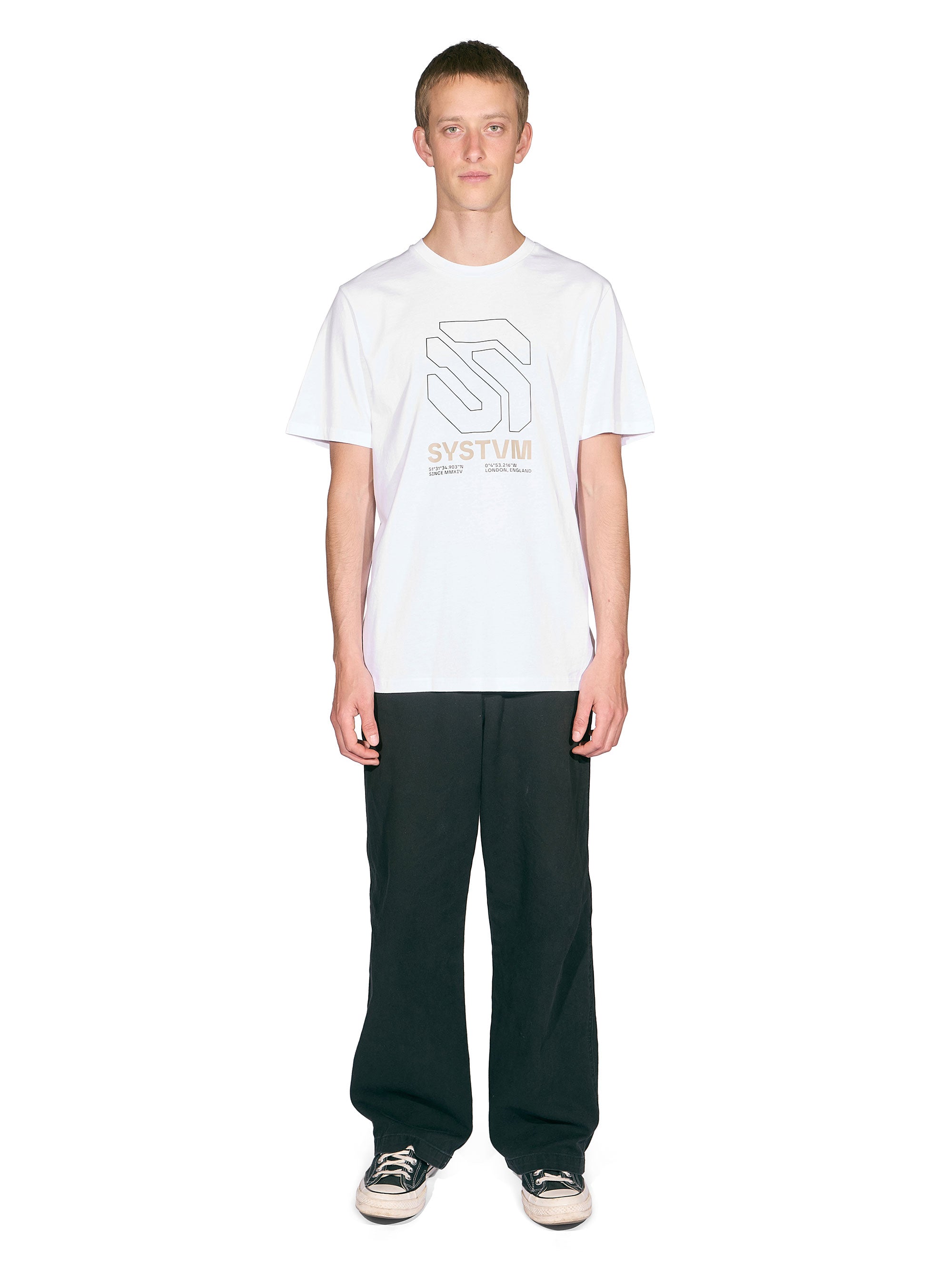 Norse Logo Tee - White