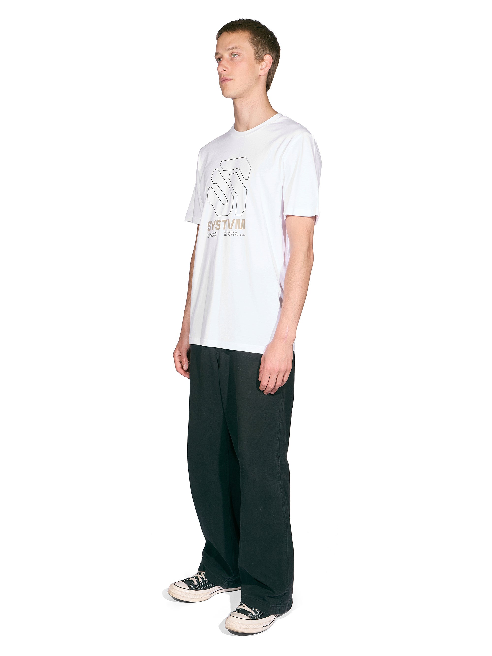 Norse Logo Tee - White