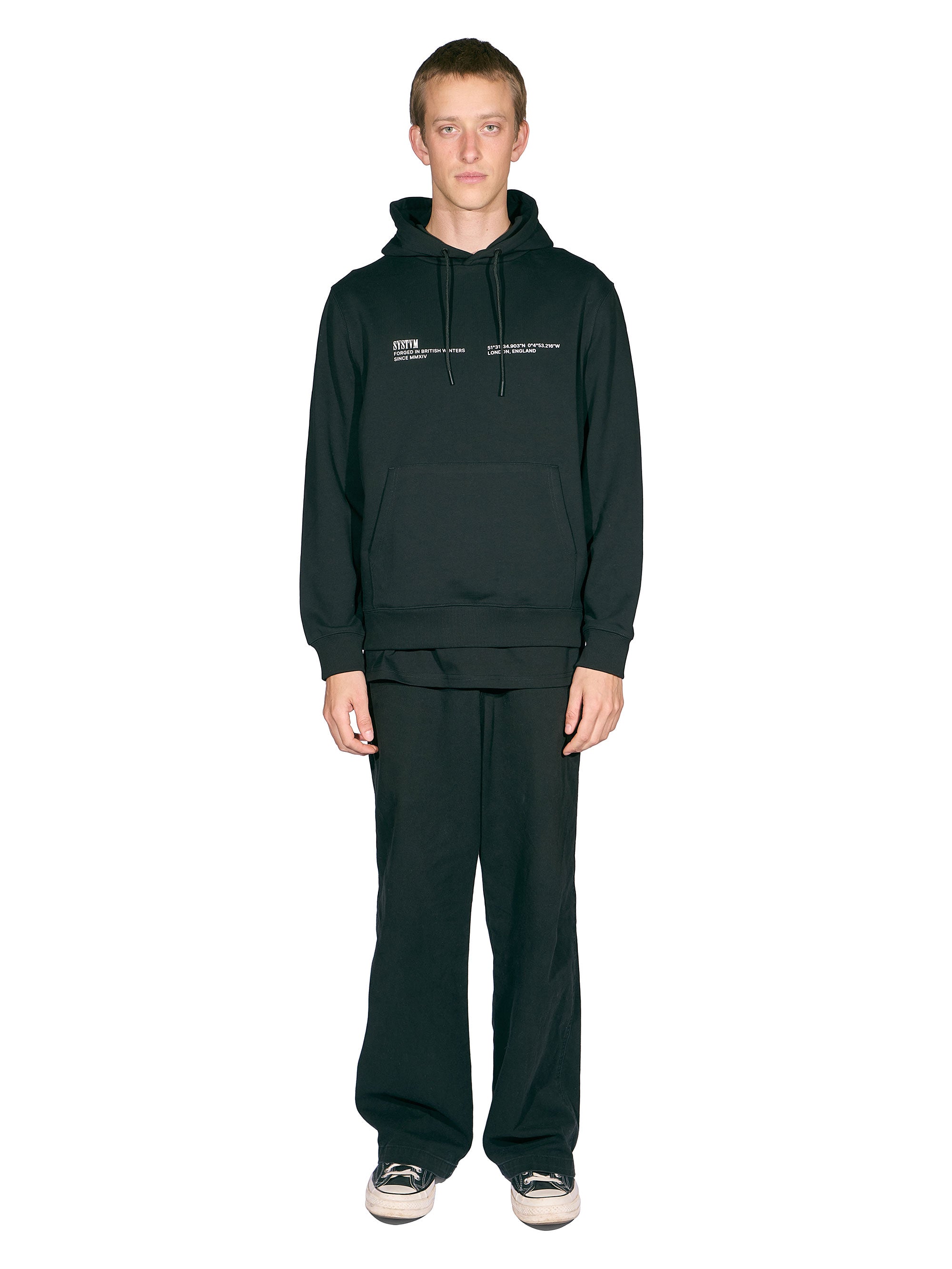 Halstrom Graphic Hoody- Black