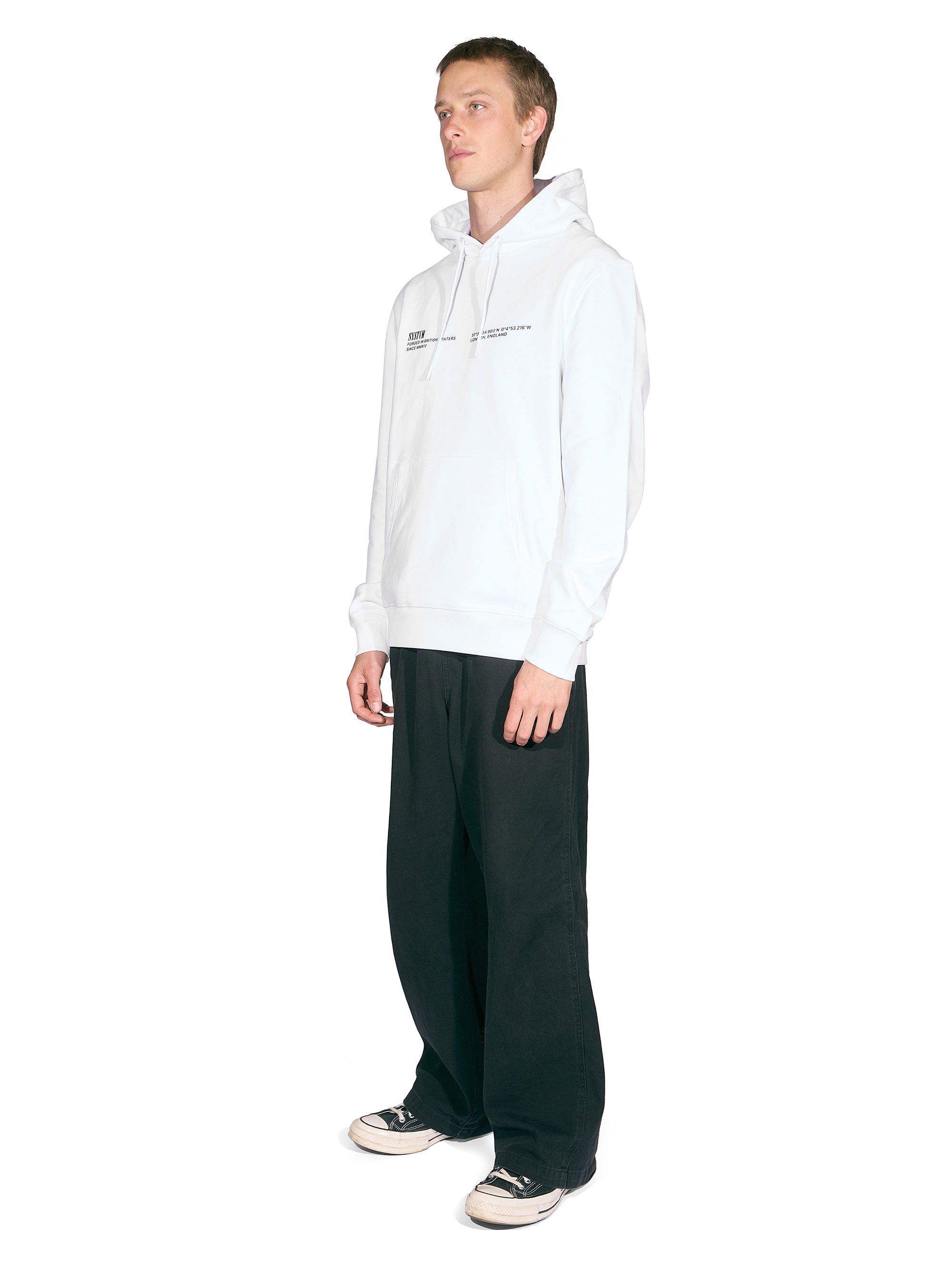 Halstrom Graphic Hoody- White